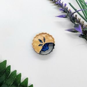 Blueberry Pie Magnet